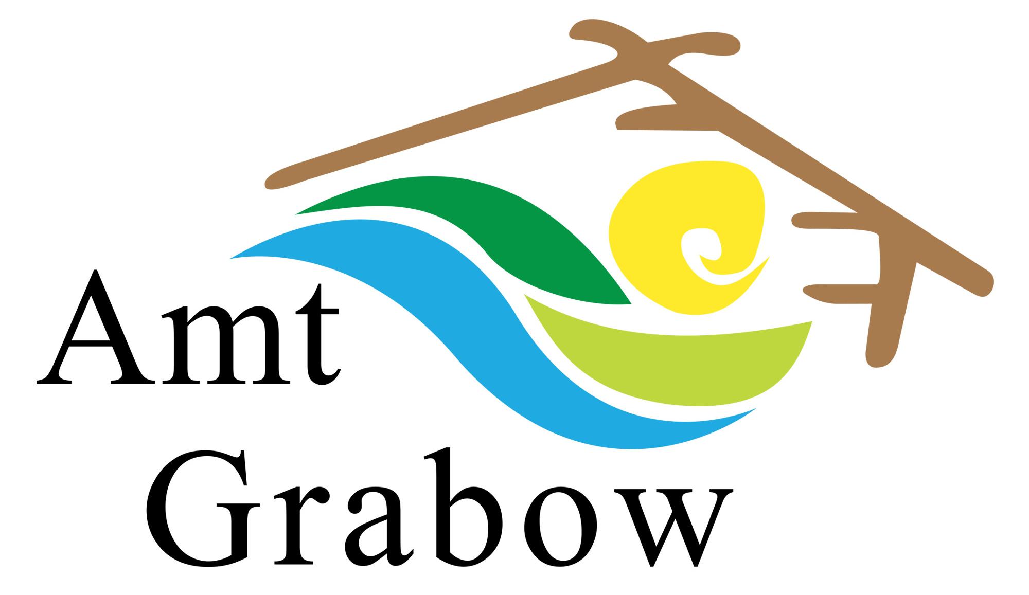 Logo <strong>Stadt Grabow</strong><br/><small>Am Markt 1<br/>19300 Grabow<br>Tel.: <a href='tel:+49387565030' style='color: white'>038756 503-0</a></small>
